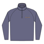 Embroidered ‘OCEAN’ Quarter-Zip Pullover — Men’s Performance Stretch