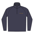 Embroidered ‘OCEAN’ Quarter-Zip Pullover — Men’s Performance Stretch