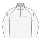 Embroidered ‘OCEAN’ Quarter-Zip Pullover — Men’s Performance Stretch