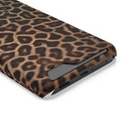 Leopard Print Phone Case With Card Holder