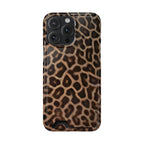 Leopard Print Phone Case With Card Holder