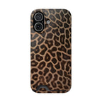 Leopard Print Phone Case With Card Holder