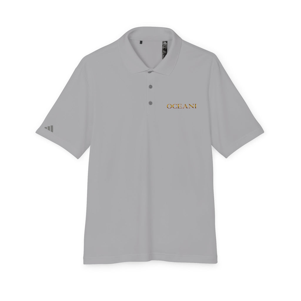 Classic White Performance Polo — 'OCEANE' Embroidered Chest