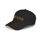 OCEANI Glitter Script Baseball Cap — Red Low-Profile Hat for Beach, Travel & Casual Wear
