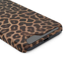 Leopard Print Phone Case With Card Holder