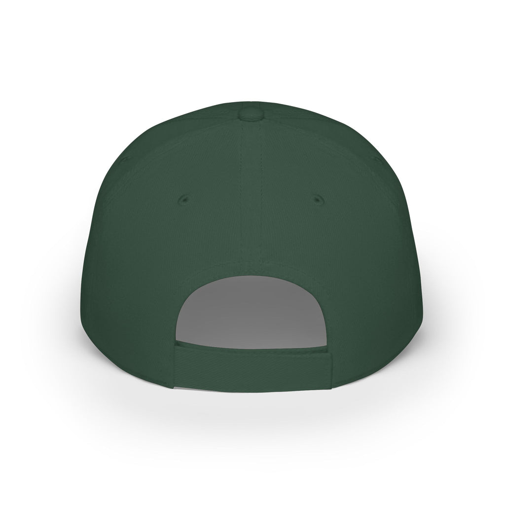 OCEANI Glitter Script Baseball Cap — Red Low-Profile Hat for Beach, Travel & Casual Wear
