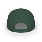OCEANI Glitter Script Baseball Cap — Red Low-Profile Hat for Beach, Travel & Casual Wear
