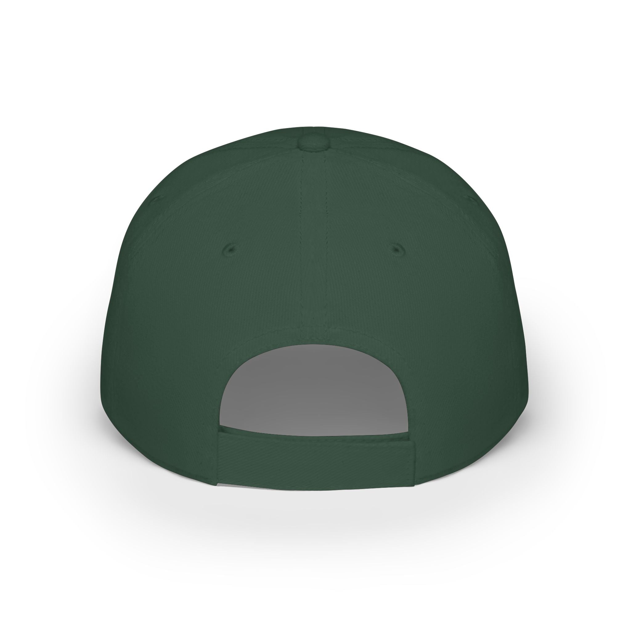 OCEANI Glitter Script Baseball Cap — Red Low-Profile Hat for Beach, Travel & Casual Wear