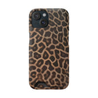 Leopard Print Phone Case With Card Holder