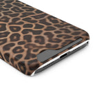Leopard Print Phone Case With Card Holder