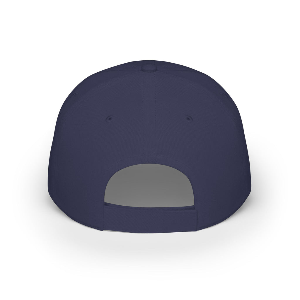 OCEANI Glitter Script Baseball Cap — Red Low-Profile Hat for Beach, Travel & Casual Wear