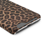Leopard Print Phone Case With Card Holder