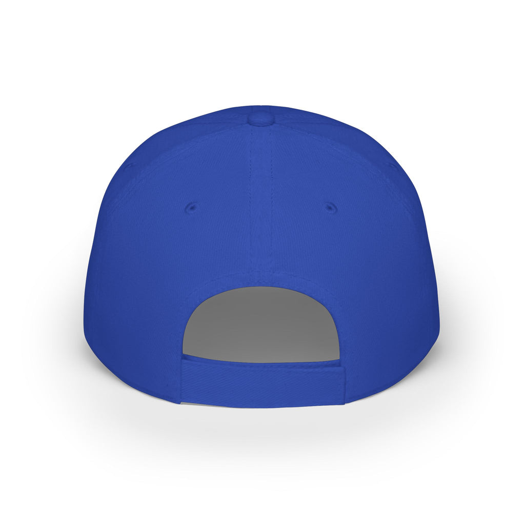 OCEANI Glitter Script Baseball Cap — Red Low-Profile Hat for Beach, Travel & Casual Wear