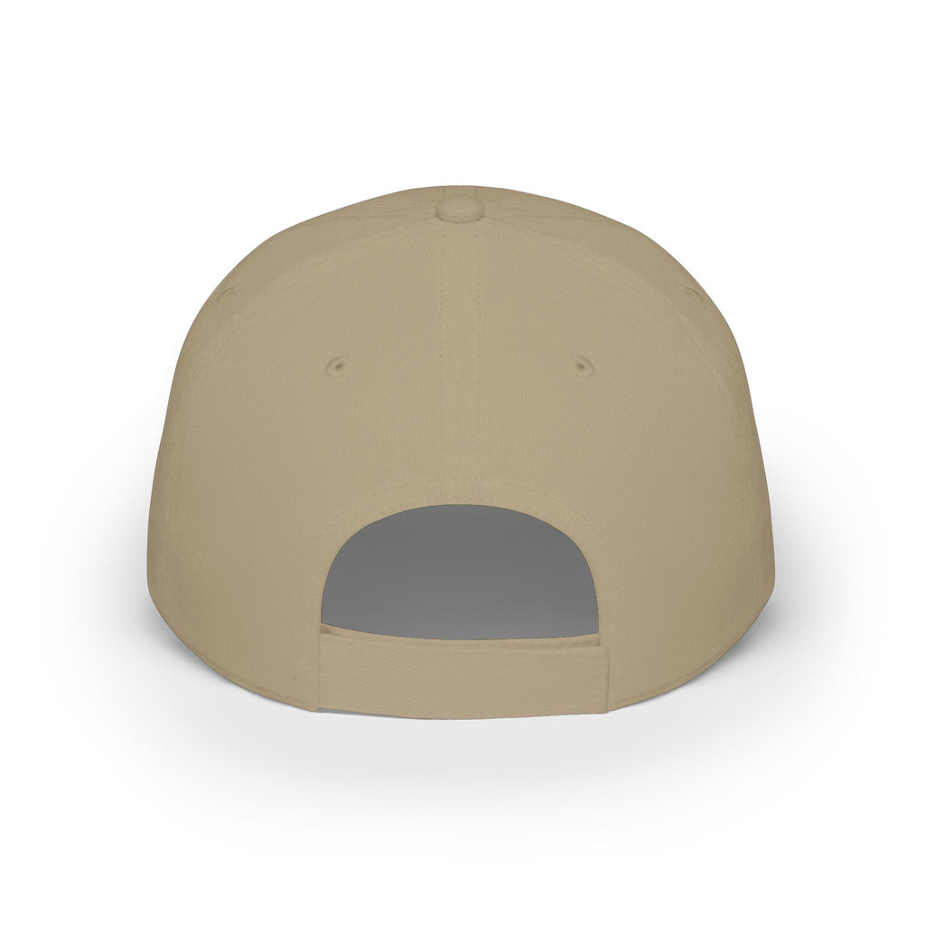 OCEANI Glitter Script Baseball Cap — Red Low-Profile Hat for Beach, Travel & Casual Wear