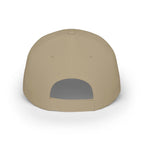 OCEANI Glitter Script Baseball Cap — Red Low-Profile Hat for Beach, Travel & Casual Wear