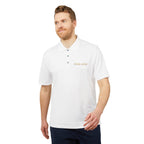 Classic White Performance Polo — 'OCEANE' Embroidered Chest