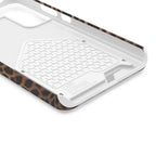 Leopard Print Phone Case With Card Holder