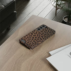 Leopard Print Phone Case With Card Holder