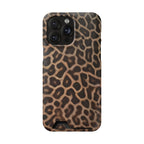 Leopard Print Phone Case With Card Holder
